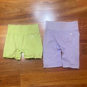 Green and Purple Shorts